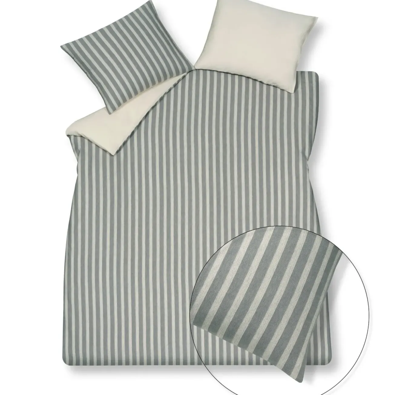 Bath & Living Vandyck Duvet cover PURE 46 Steelgrey 200x220 cm (cotton) PRSA20246