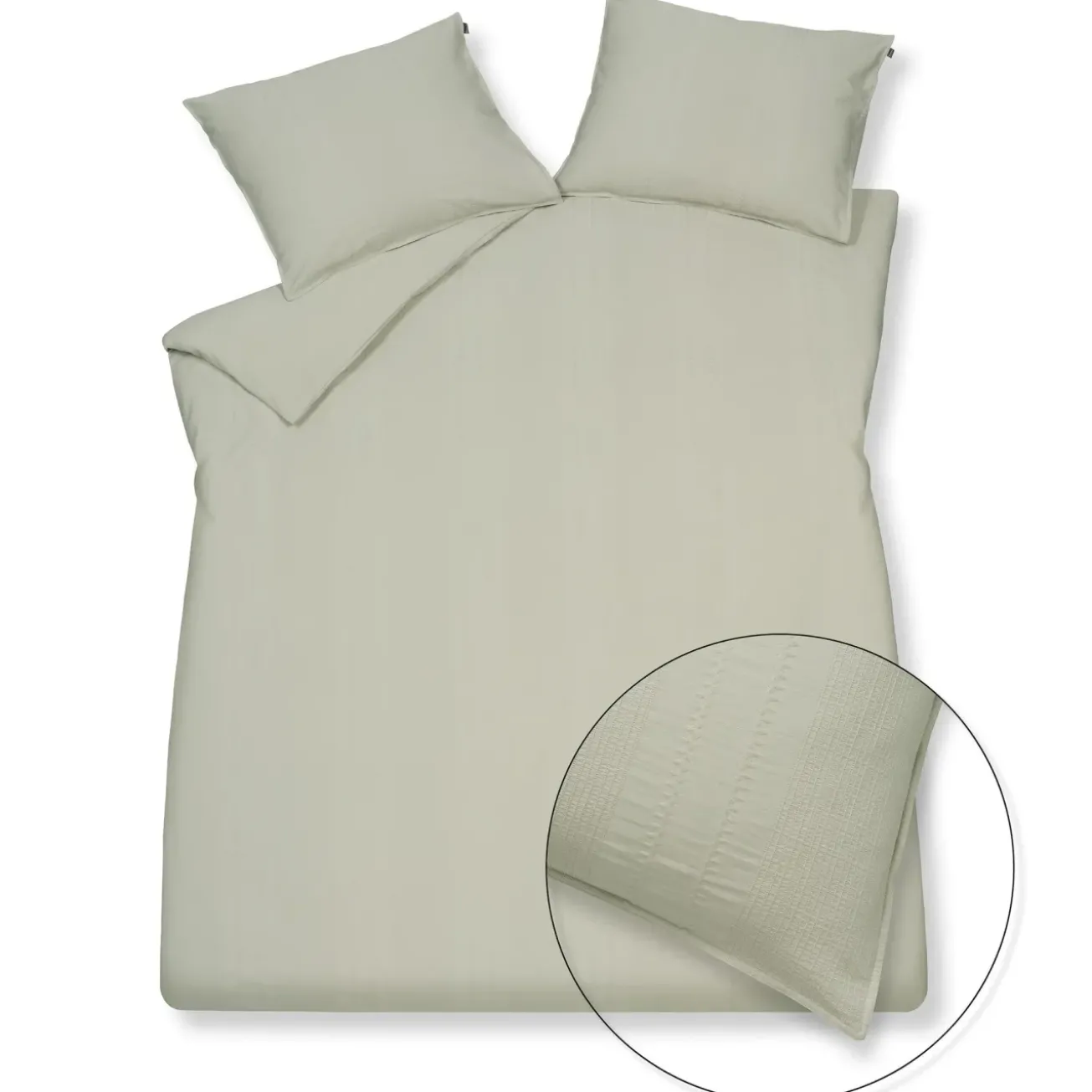 Bath & Living Vandyck Duvet cover PURE 24 Smoke Green 200x220 cm (PRNC18224)