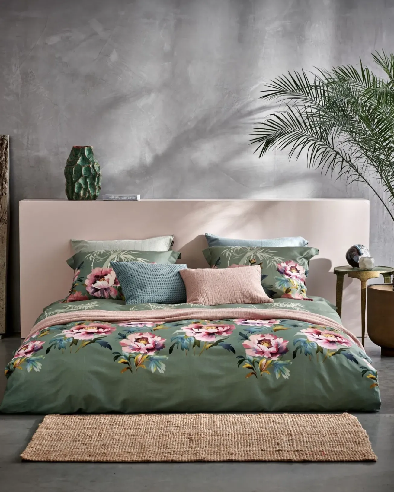Bath & Living Vandyck Duvet cover PURE 24 Smoke Green 200x220 cm (PRNC18224)