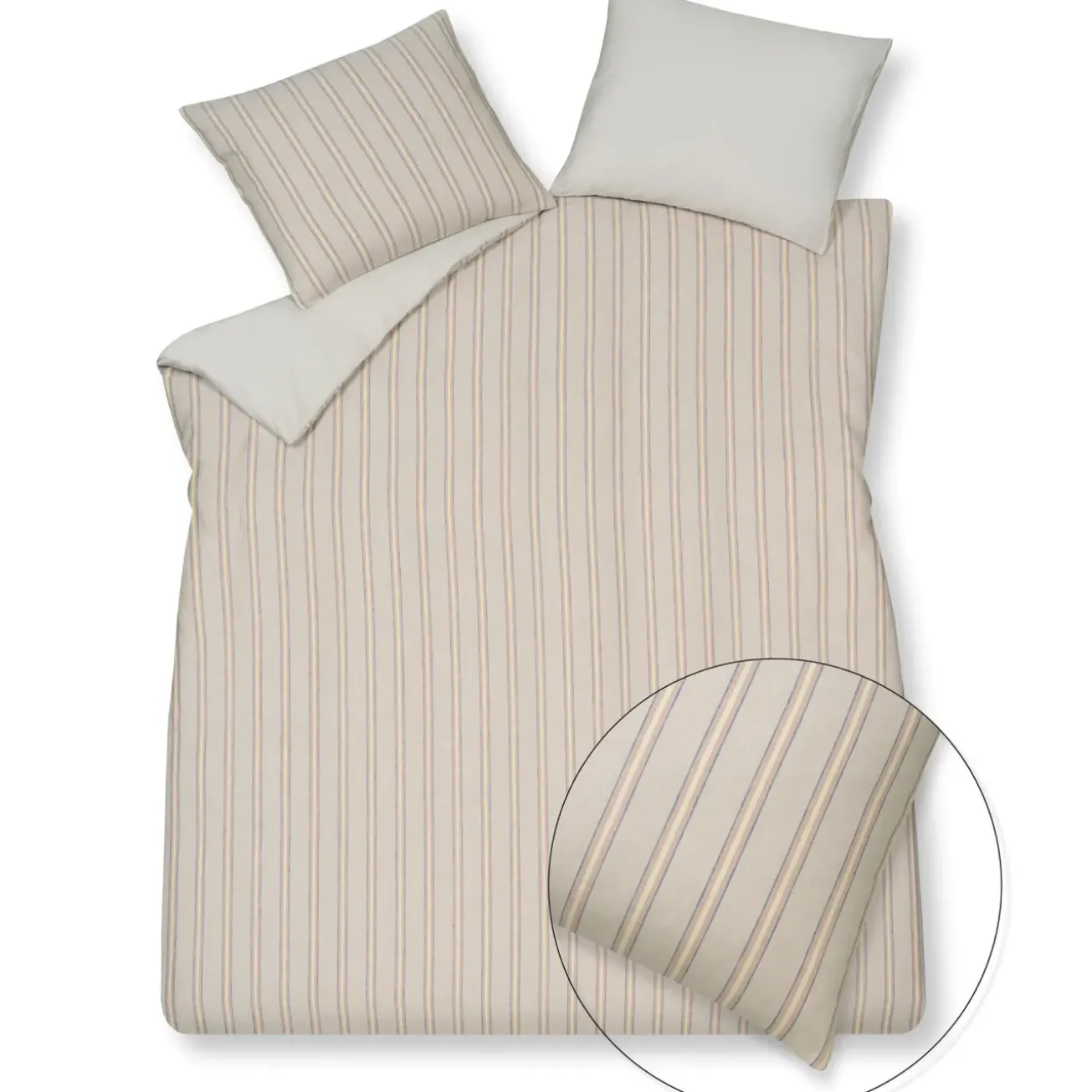 Bath & Living Vandyck Duvet cover PURE 75 multi 240x220 cm (linen/cotton)