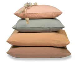 Bath & Living Vandyck Duvet cover PURE 07 Toffee 240x220 cm (linen / satin cotton) PRSA17207