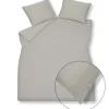 Bath & Living Vandyck Duvet cover PURE 07 Cool Gray 240x220 cm (linen / satin cotton) PRSA17207