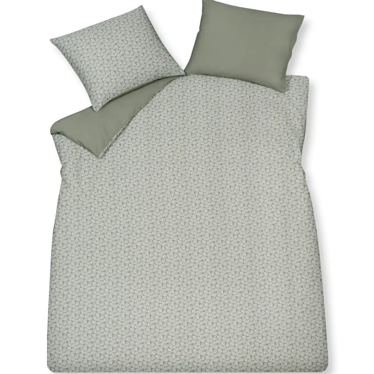 Bath & Living Vandyck Duvet cover PURE 79 Smoke Green 200x220 cm (satin cotton)
