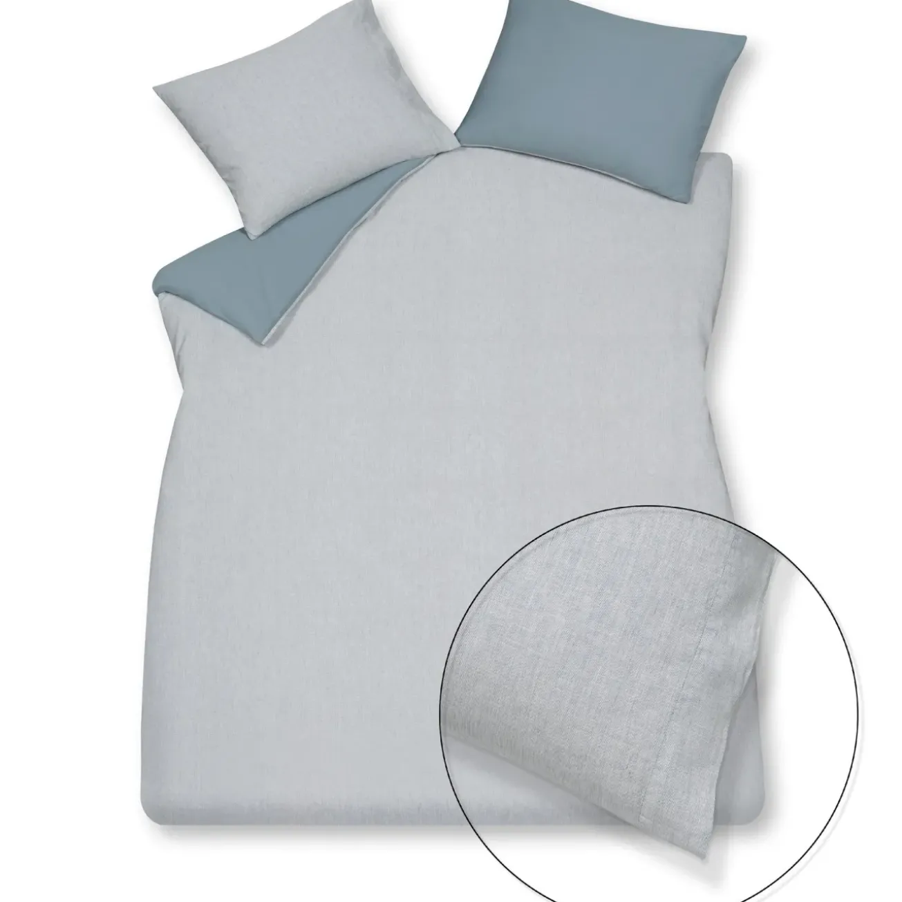 Bath & Living Vandyck Duvet cover PURE 41 Faded Denim 200x220 cm (linen / cotton) PRSA20141
