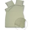 Bath & Living Vandyck Duvet cover PURE 07 Light Olive 240x220 cm (linen / satin cotton) PRSA17207