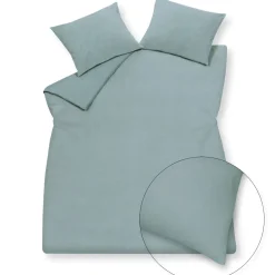 Bath & Living Vandyck Duvet cover PURITY 79 Pearl Blue 200x220 cm (linen / cotton) PUCO16179