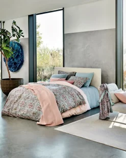 Bath & Living Vandyck Duvet cover PURITY 79 Pearl Blue 200x220 cm (linen / cotton) PUCO16179