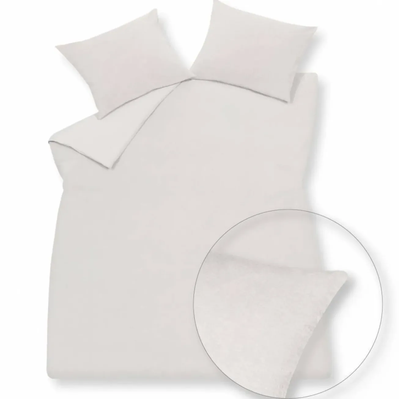 Bath & Living Vandyck Duvet cover PURITY 79 Stone 200x220 cm (linen) PUCO16179