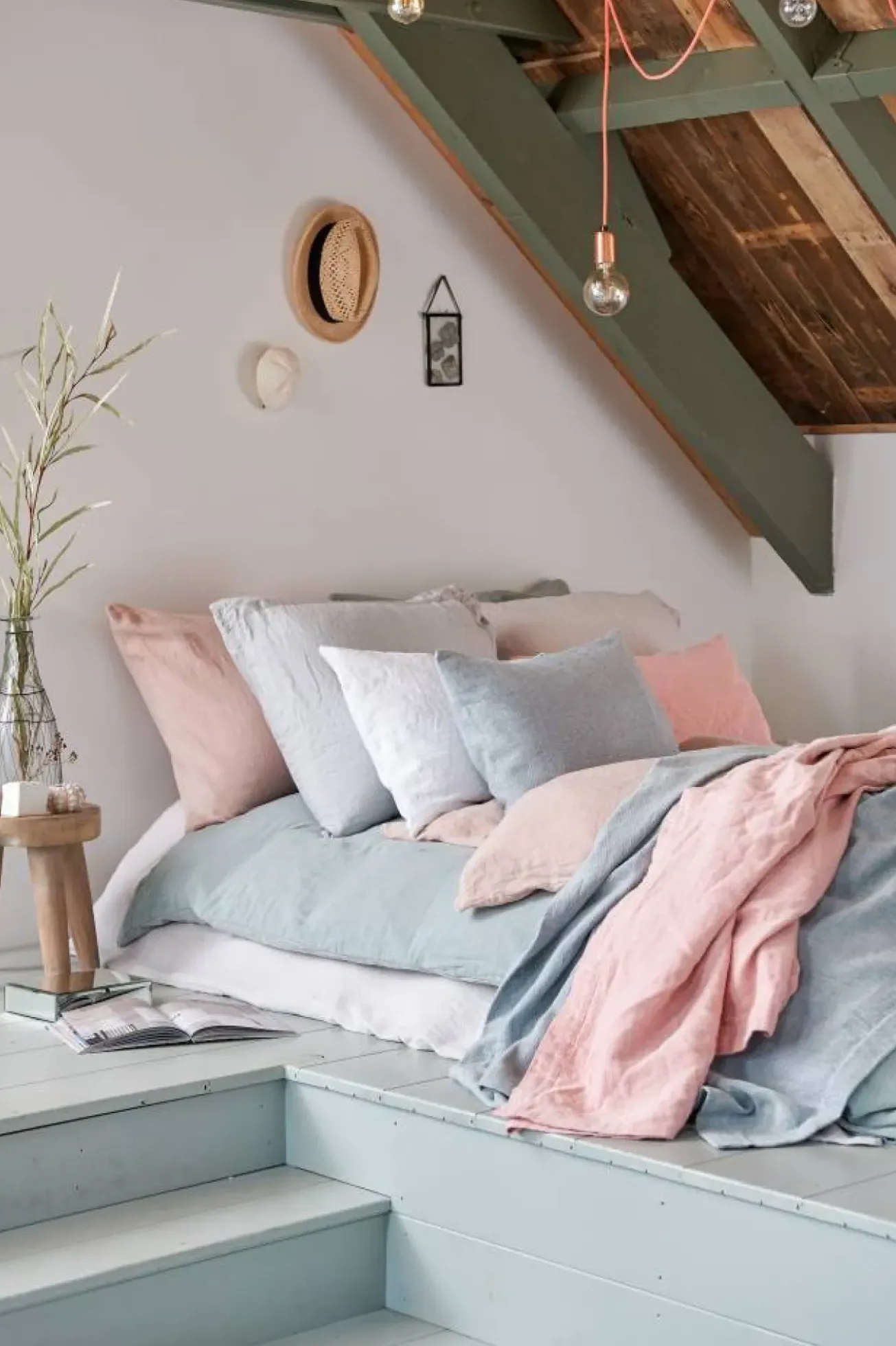 Bath & Living Vandyck Duvet cover PURITY 79 Stone 200x220 cm (linen) PUCO16179