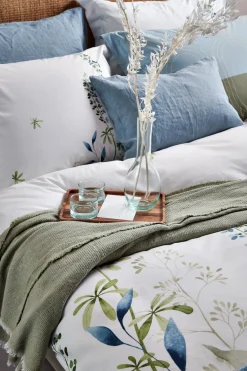 Bath & Living Vandyck Duvet cover PURITY 79 Pearl Blue 240x220 cm (linen / cotton) PUCO16179