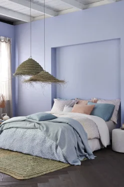Bath & Living Vandyck Duvet cover PURITY 79 Pearl Blue 240x220 cm (linen / cotton) PUCO16179