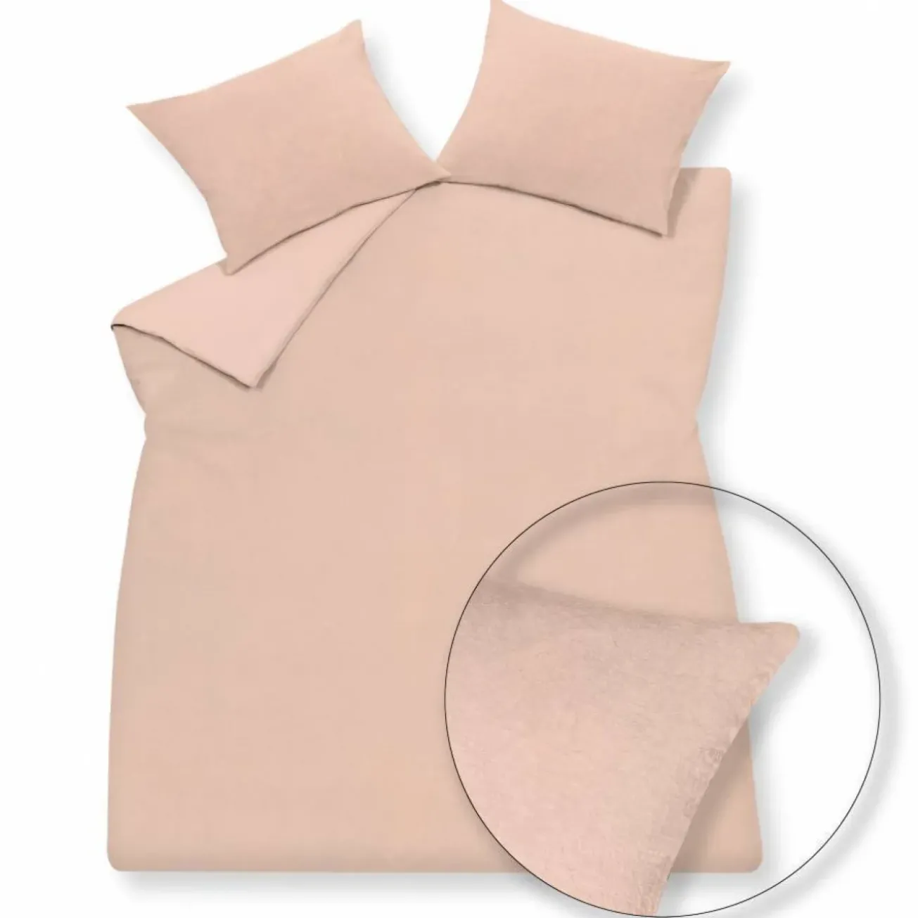 Bath & Living Vandyck Duvet cover PURITY 79 Sepia Pink 140x220 cm (linen) PUCO16179