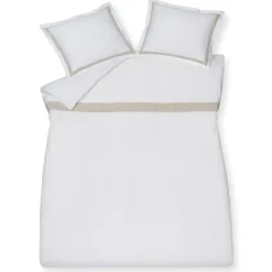 Bath & Living Vandyck Duvet cover PURITY Capri 240x220 cm, color White (satin cotton)