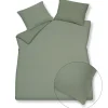 Bath & Living Vandyck Duvet cover PURITY 79 Smoke Green 140x220 cm (linen / cotton) PUCO16179