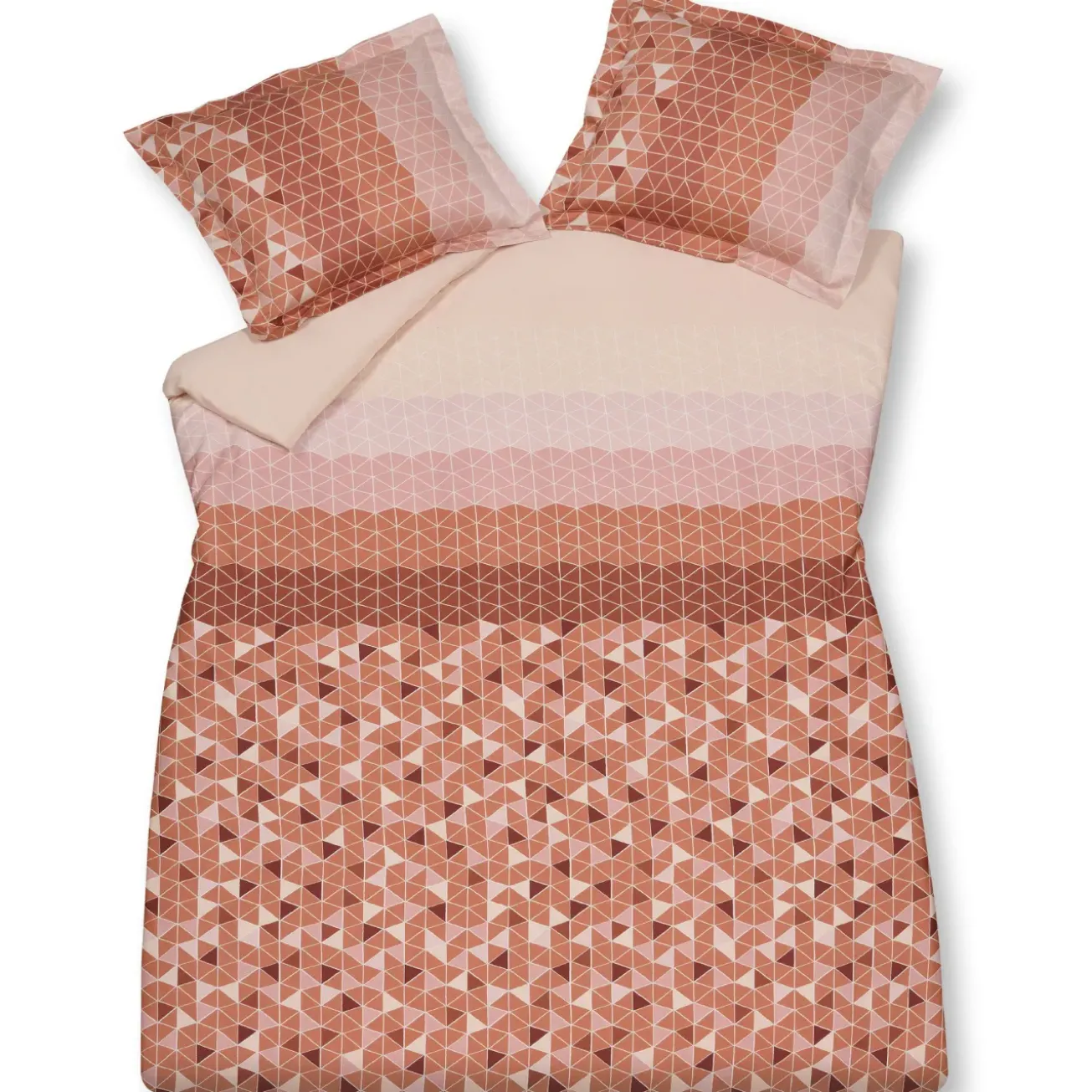 Bath & Living Vandyck Duvet cover UNLOCK Brick Dust 200x220 cm (satin) SABB20103
