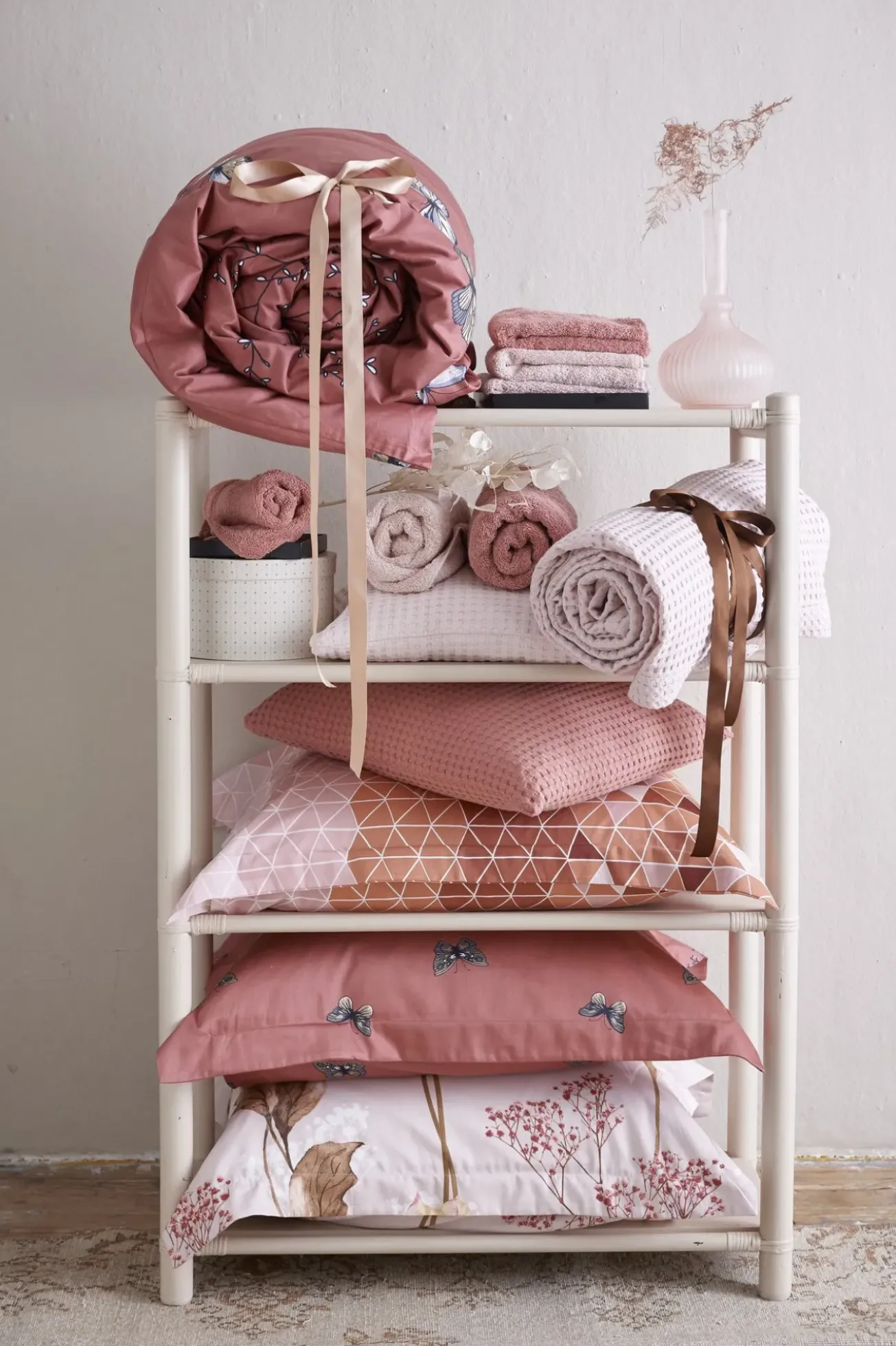 Bath & Living Vandyck Duvet cover UNLOCK Brick Dust 200x220 cm (satin) SABB20103