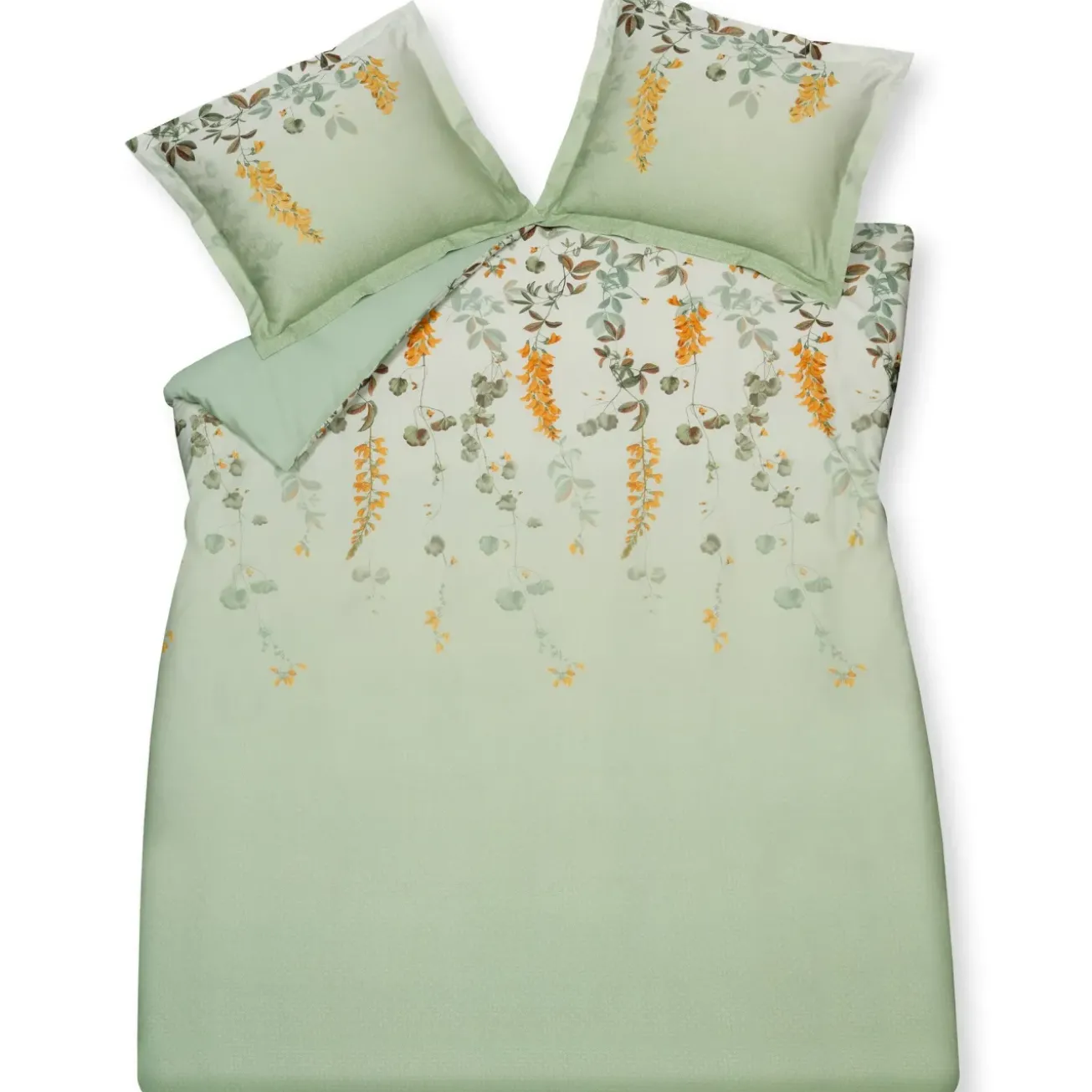 Bath & Living Vandyck Duvet cover VICTORIA Smoke Green 140x220 cm (satin) SASA21104