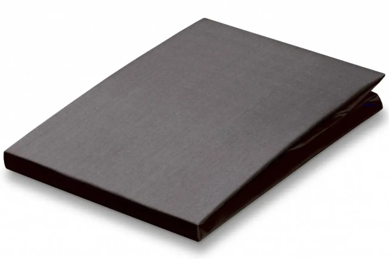 Bath & Living Vandyck Fitted sheet Anthracite-081, dark gray (percal cotton) CCF101