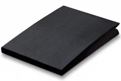 Bath & Living Vandyck Fitted sheet Black-094, black (percal cotton) CCF101