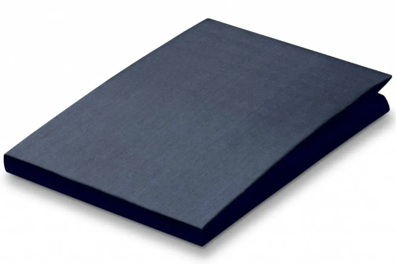 Bath & Living Vandyck Fitted sheet Navy-036, dark blue (percal cotton) CCF101