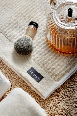Bath & Living Vandyck Guest towel HOME Petit Ligne Bleached Sand (BAKC15101) set/6 pieces