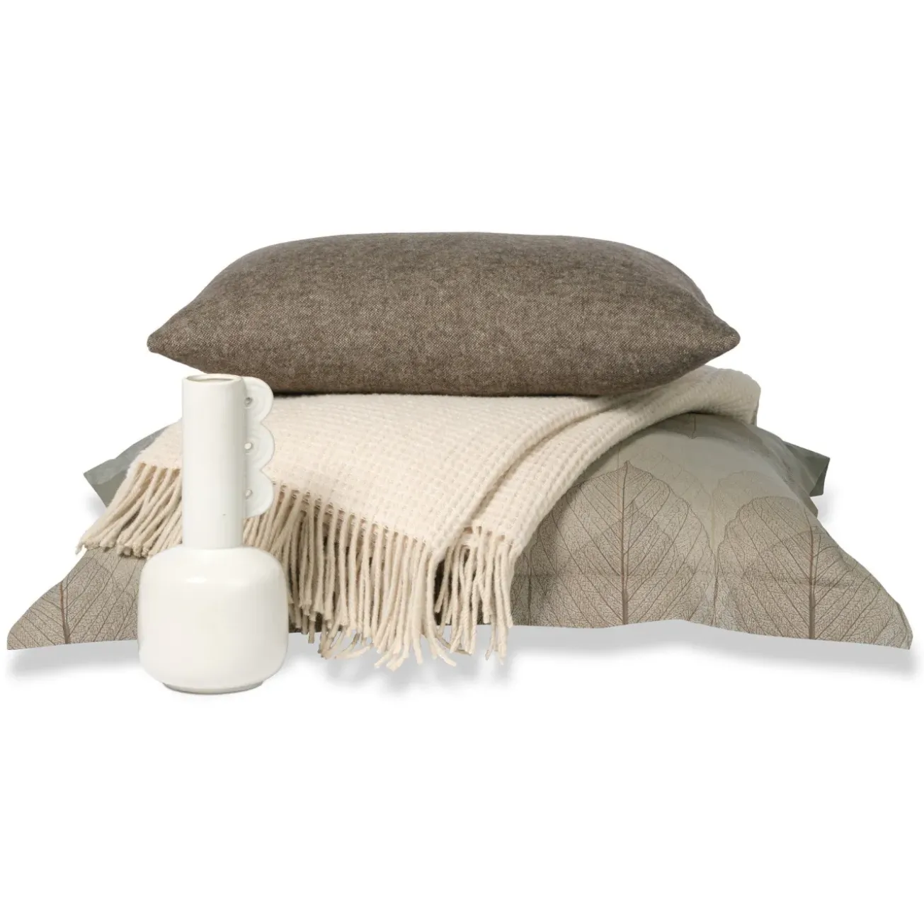 Bath & Living Vandyck HOME 95 pillowcase 40x55 cm Cream Tan (HCLO22201)