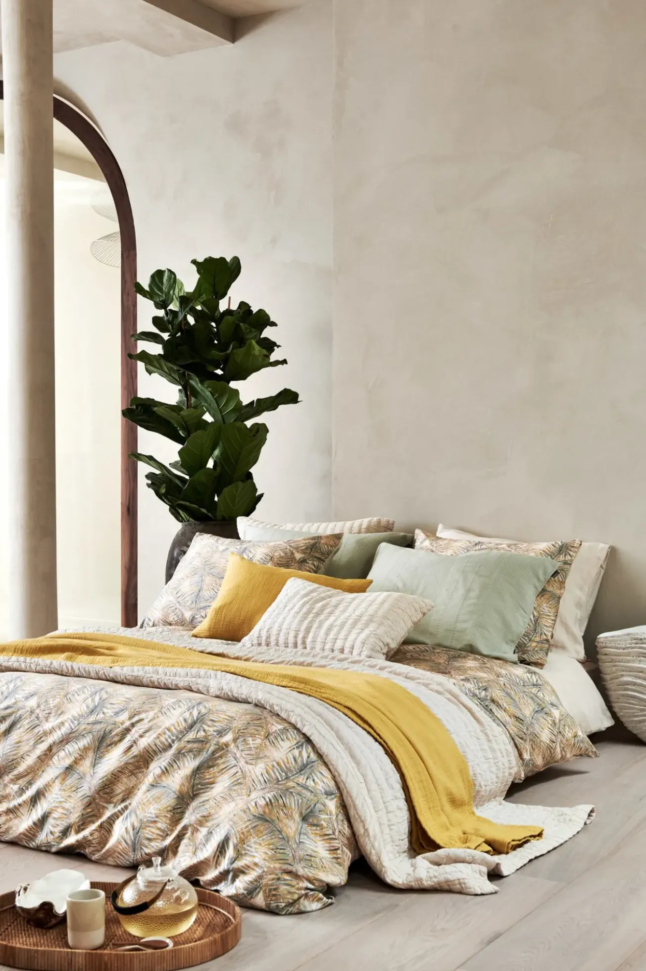 Bath & Living Vandyck HOME Pique cushion cover 40x55 cm Sunlight (BLMK16101)
