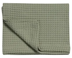 Bath & Living Vandyck HOME Pique waffle blanket 270x250 cm Light Olive (BLMK16101)