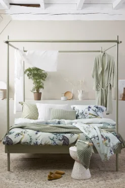 Bath & Living Vandyck HOME Pique waffle blanket 270x250 cm Light Olive (BLMK16101)