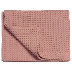 Bath & Living Vandyck HOME Pique waffle blanket 160x250 cm, Ash Rose
