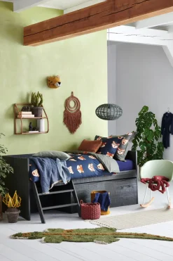 Bath & Living Vandyck HOME Pique waffle blanket 270x250 cm Earth Green (BLMK16101)