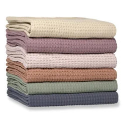 Bath & Living Vandyck HOME Pique waffle blanket 160x250 cm Moonscape (BLMK16101)