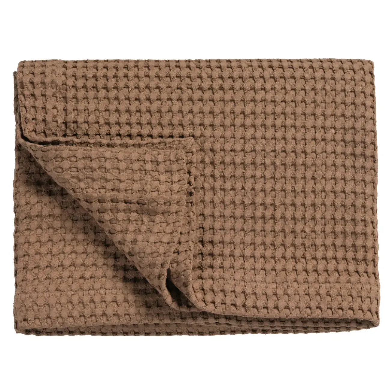 Bath & Living Vandyck HOME Pique waffle blanket 270x250 cm Brownie (BLMK16101)
