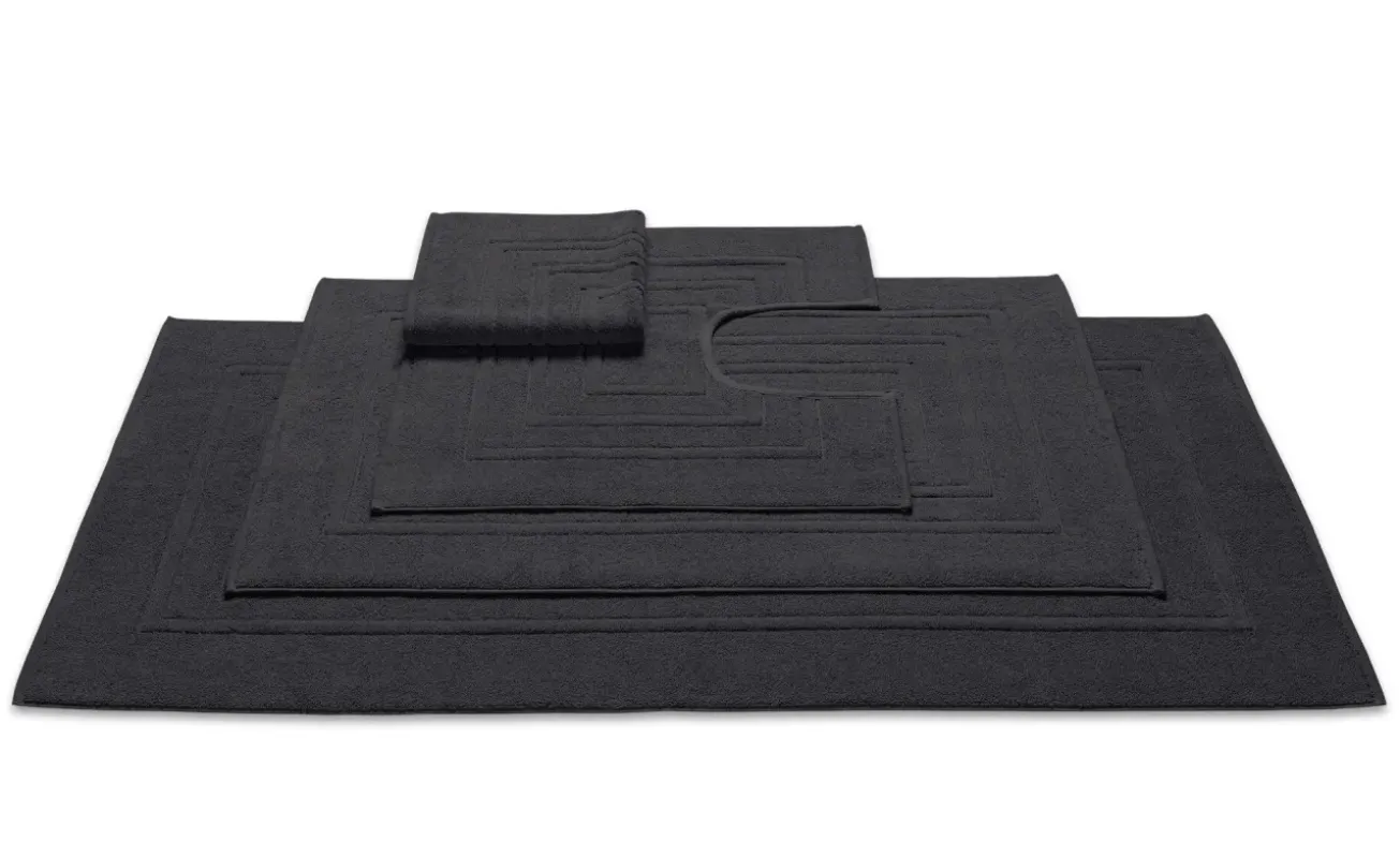 Bath & Living Vandyck HOUSTON bath mat color Off Black, black