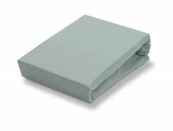 Bath & Living Vandyck Jersey supreme fitted sheet Celadon Green-402, green (stretch) SLKM8201