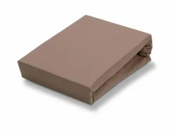 Bath & Living Vandyck Jersey supreme fitted sheet, Sand-048 (stretch) SLKM8201