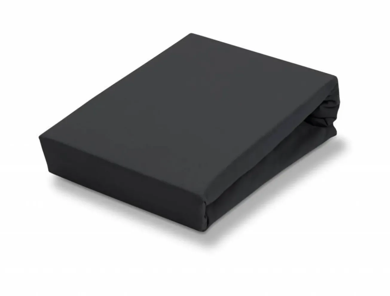 Bath & Living Vandyck Jersey supreme fitted sheet Black-094, black (stretch) SLKM8201