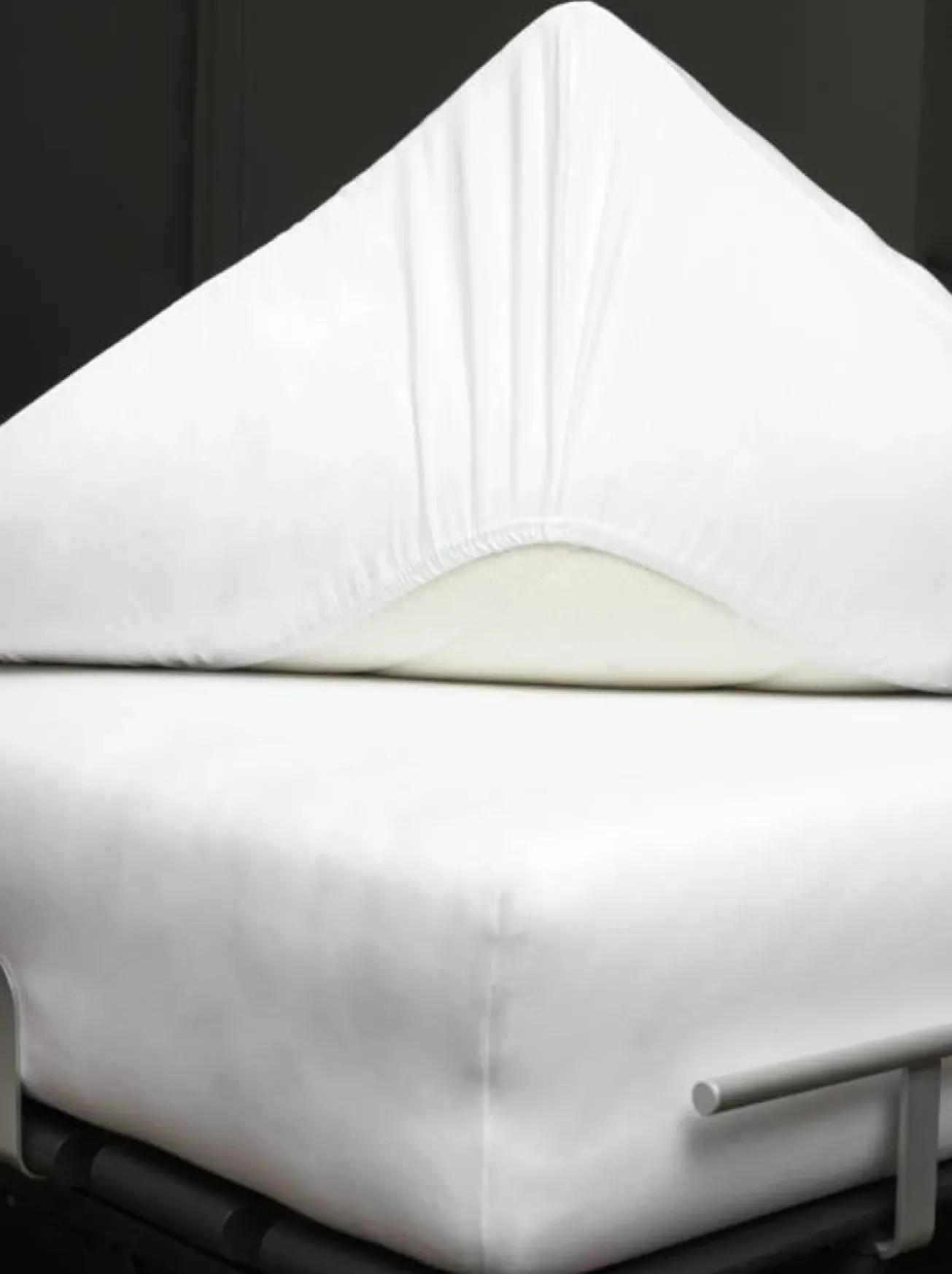 Bath & Living Vandyck Jersey supreme splittopper fitted sheet Celadon Green-402, green (stretch) SLKM820ST