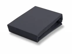 Bath & Living Vandyck Jersey supreme splittopper fitted sheet Anthracite-081, dark gray (stretch) SLKM820ST
