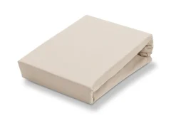 Bath & Living Vandyck Jersey supreme splittopper fitted sheet Stone (stretch) SLKM820ST