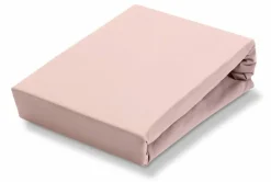 Bath & Living Vandyck Jersey supreme splittopper fitted sheet Sepia Pink-144, pink (stretch) SLKM820ST