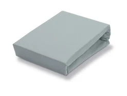 Bath & Living Vandyck Jersey supreme splittopper fitted sheet Pearl Blue (stretch) SLKM820ST