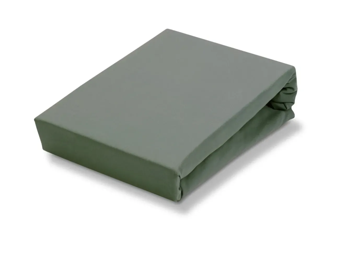 Bath & Living Vandyck Jersey supreme topper fitted sheet Sage Green-181 (stretch) SLKM8201T