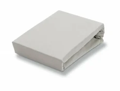 Bath & Living Vandyck Jersey supreme topper fitted sheet Silver Gray-088, silver gray (stretch) SLKM8201T
