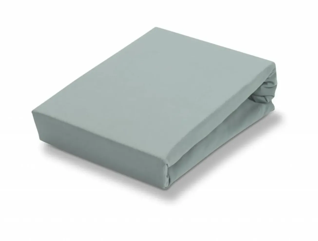 Bath & Living Vandyck Jersey supreme topper fitted sheet Celadon Green-402, green (stretch) SLKM8201T