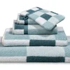 Bath & Living Vandyck Package deal 50: 1x bath towel + 1x washcloth BOSTON Storm Blue