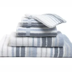 Bath & Living Vandyck Package deal 96: 4x bath towel ONTARIO Misty Blue