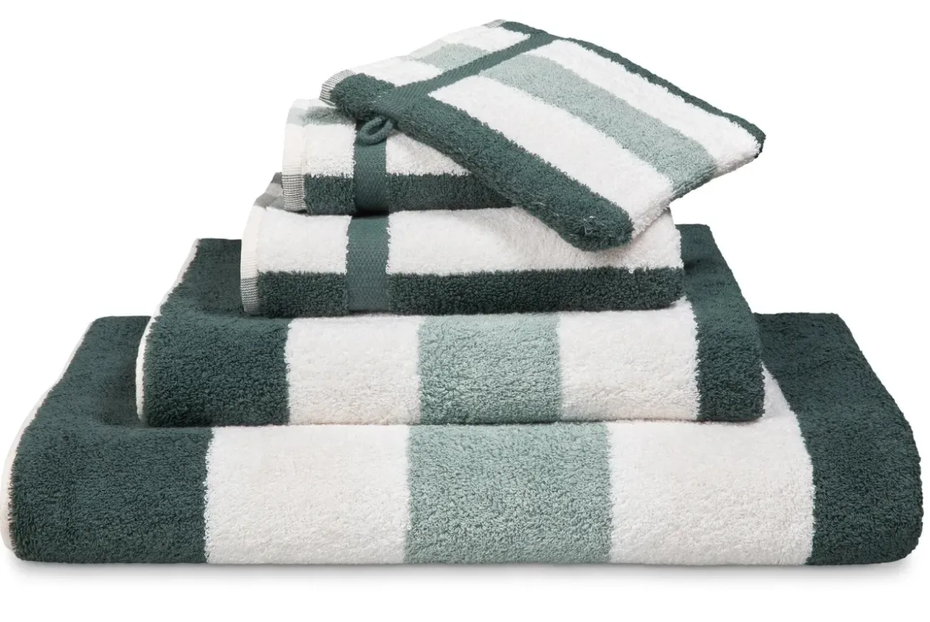 Bath & Living Vandyck Package deal 75: 4x bath towel VANCOUVER Earth Green