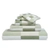 Bath & Living Vandyck Package deal 84: 4x guest towel BOSTON Smoke Green