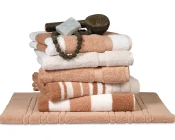 Bath & Living Vandyck Package deal 69: 4x guest towel VANCOUVER Praline